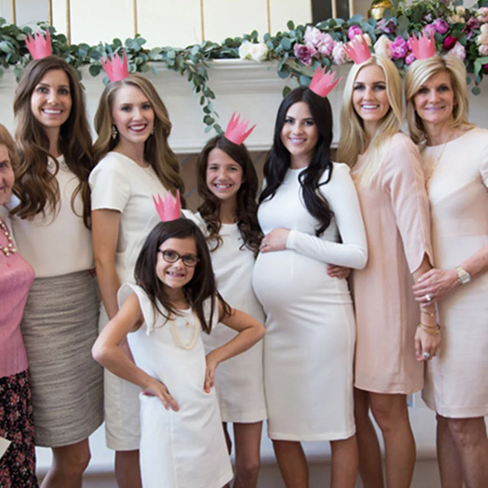 

6Pcs Birthday Crown Glitter Hats Party Crowns for Kids Adults Toddler Wedding Birthday Hat Crown Hat Baby Crowning