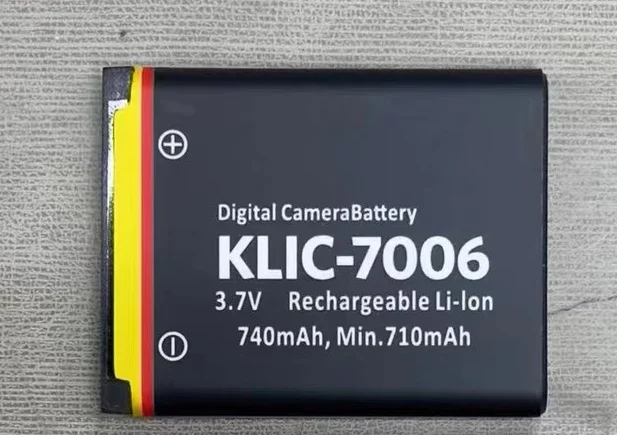Replacement Battery Brand New for Fuji NP-45 NP-42 CNP-80 KLIC-7006 D-LI63 EN-EL10 NP-80 LI-42B/40 710mAh Camera Batteries
