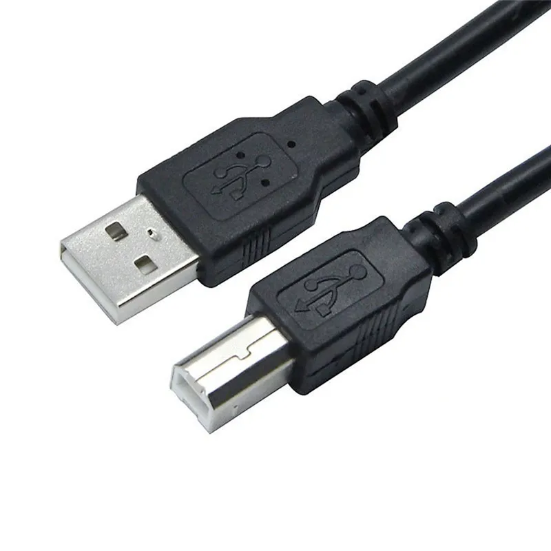 Cavo USB ad alta velocità da 2.0 A A B maschio per Canon Brother Samsung Hp Epson Printer Cord 1m 1.5m