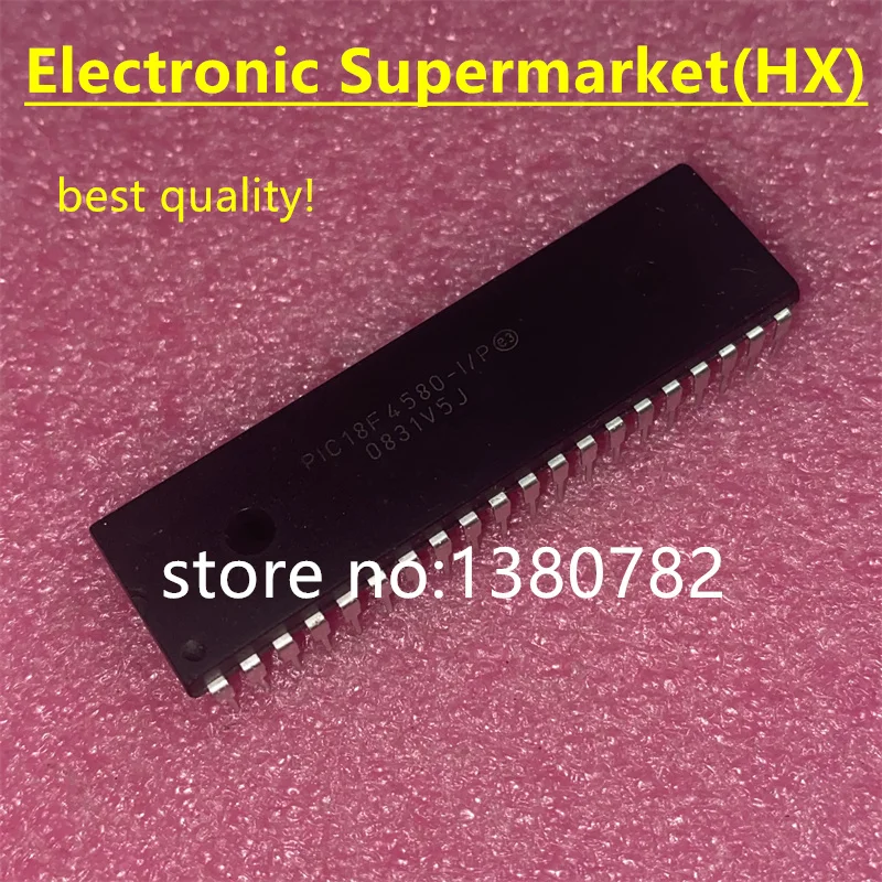

Free Shipping 5pcs-20pcs PIC18F4580-I/P DIP-40 New original IC In stock!
