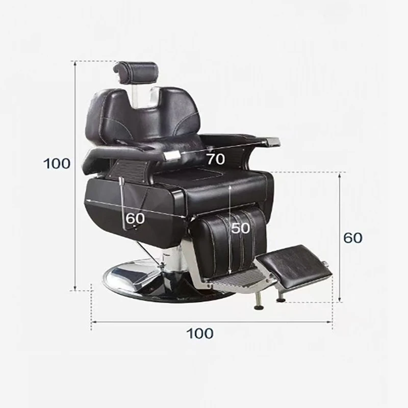 Studio Simple Barber Chair Nordic Modern Design Chic Barber Chair Trendy Style Sedia Da Barbiere Salon Furniture