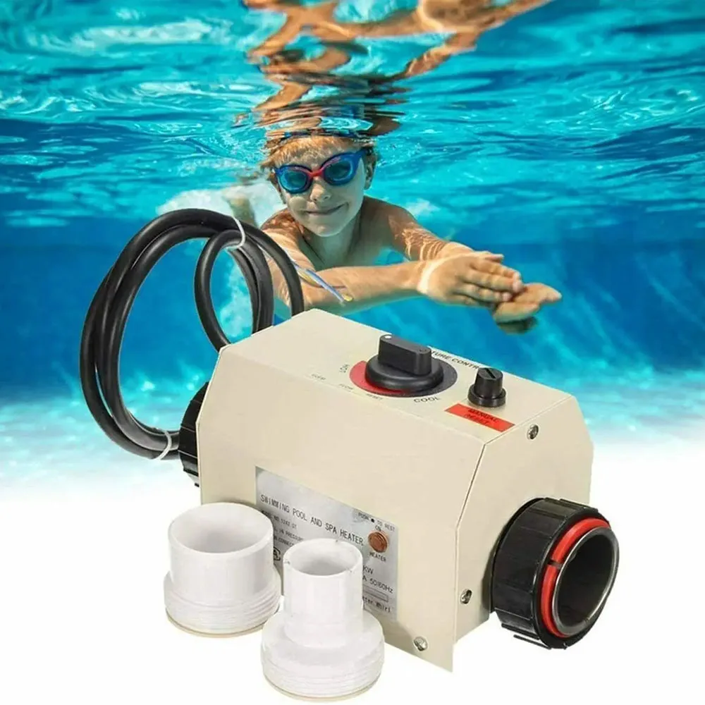 3KW Mini Electric Water Heater Thermostat 220V Bathtub SPA Bath For Massage Hot Tub & Jacuzzi Heating Temperature Range 25-550