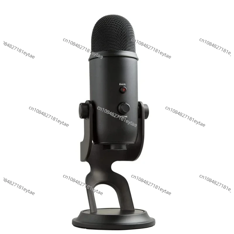 Portable Noise Cancelling Condenser Microphone, 4 Pickup Patterns USB Mic for Recording Singing