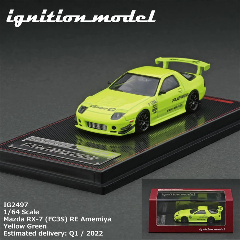 IG 1:64 Mazda RX-7 (FC3S) RE Amemiya Model Car