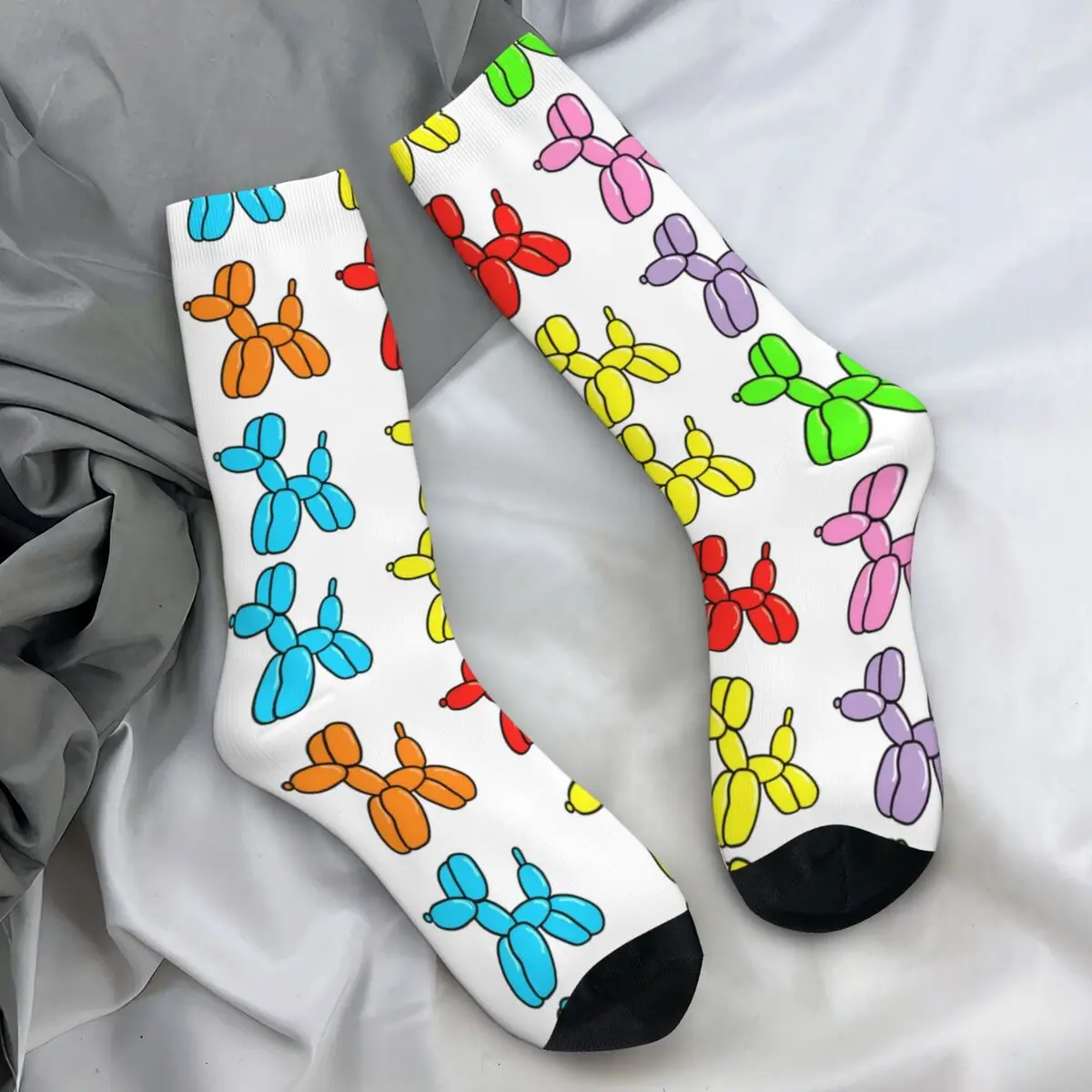 

Women Men Socks Balloon Dog Cartoon Art Stockings Winter Harajuku Warm Soft Socks Graphic Running Sports Anti Sweat Socks