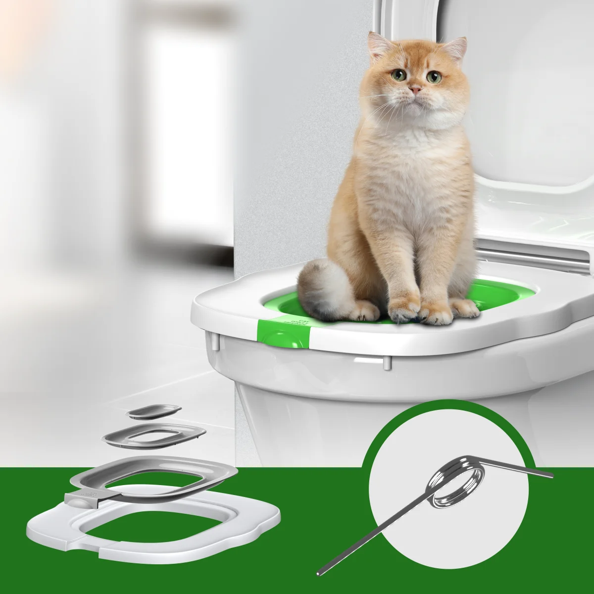 The fourth generation new environmentally friendly cat toilet trainer, a cat environmentally friendly toilet