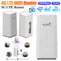 4G LTE WiFi Router 300Mbps 3 RJ45 with SIM Card Slot Internal Antenna Modem 4G WiFi Router Wireless Hotspot with SIM Card Slot