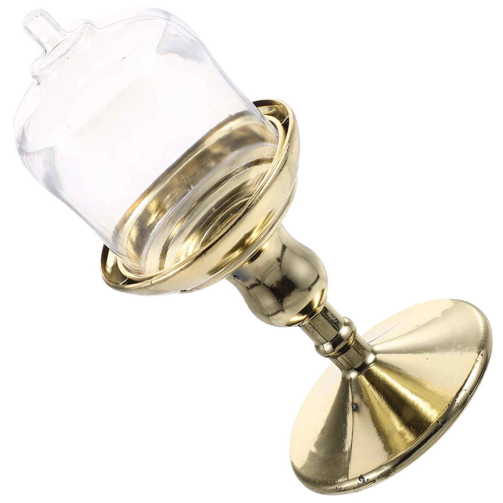 

10Pcs Candy Holder Transparent Dome Covers Protective Candy Tray Dessert Display Plate Wedding Event Stand Dessert Plate