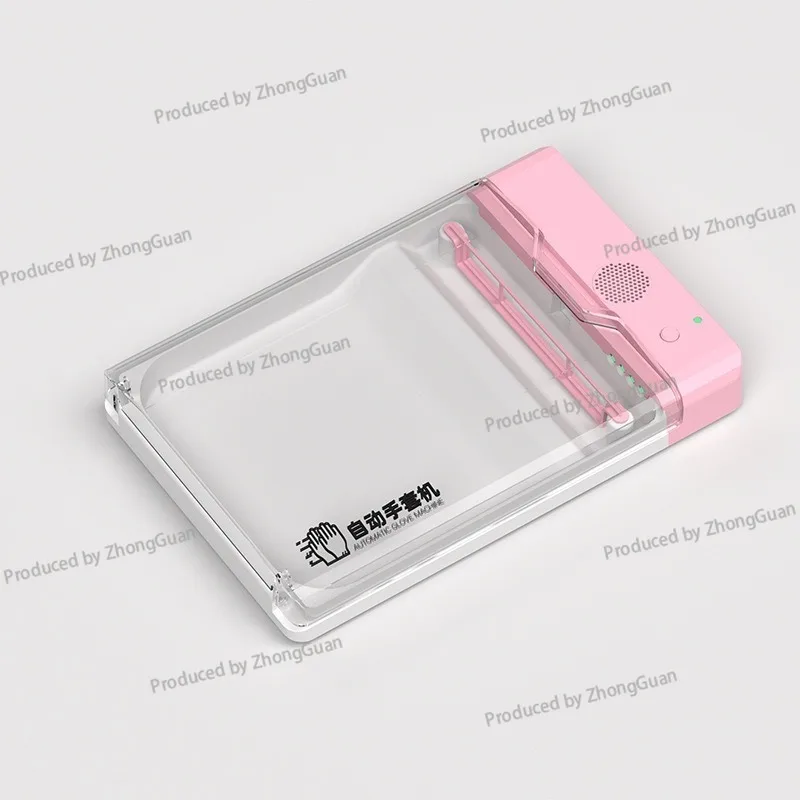 

New Smart Fully Automatic Glove Wearing Machine Household Kitchen Restaurant Hanging Portable Disposable Glove Wearing Machine