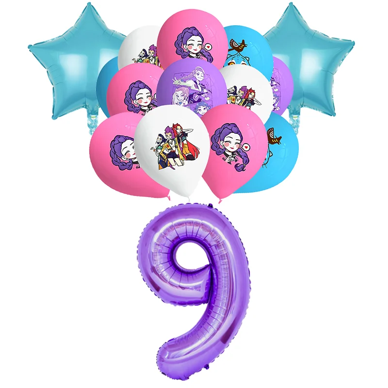Geburtstagsparty-Dekoration Anime-Charakter Tischgeschirr Teller Becher Ballon-Set Banner Hintergrund Geschenktüte Schlüsselanhänger Party-Zubehör