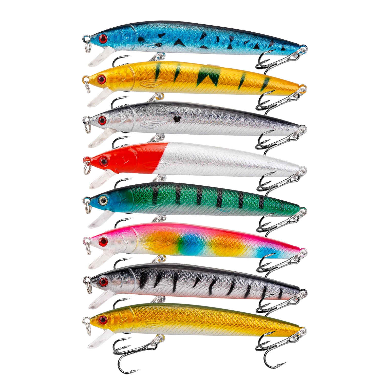 Señuelo flotante Minnow Wobbler 95mm – Crankbait duro para lubina - imagen 4