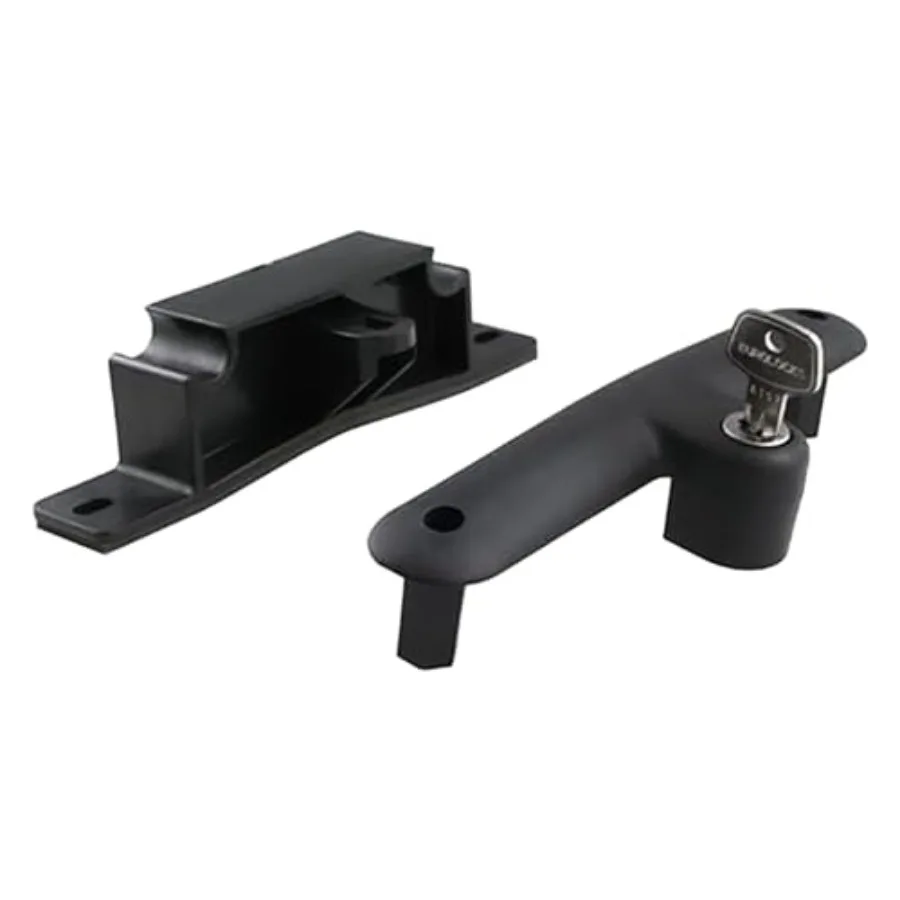 

Rooftop cargo basket application, steel hardware, black color, locking design for secure load retention