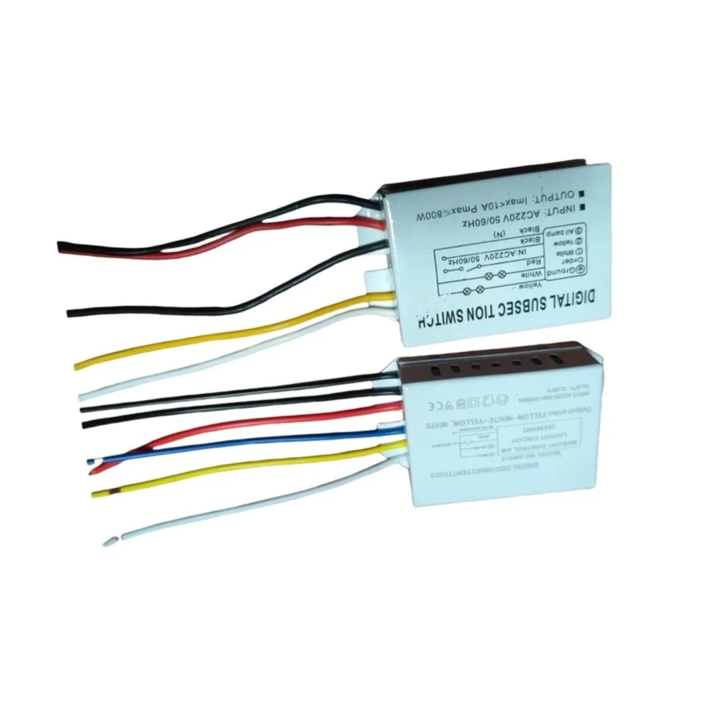 Smart Segmented Light Switch for Ceiling Pendant Lights with Control Stages and Reliable Electronic Components