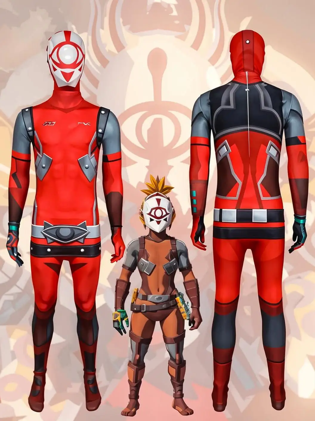 

Game Legend Zelda 3D Printed Spandex Bodysuits Yiga Clan Adult Man Halloween Carnival Festival Customized Costume