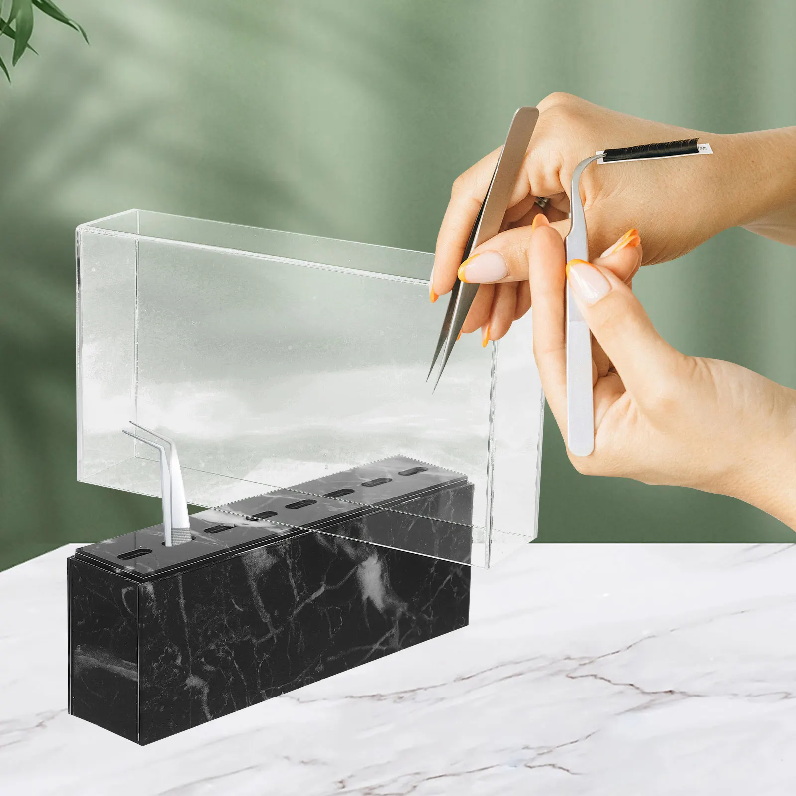 

Tweezers Display Rack Stand for Holder Storage Lash Make up Eyelash Shelf Makeup