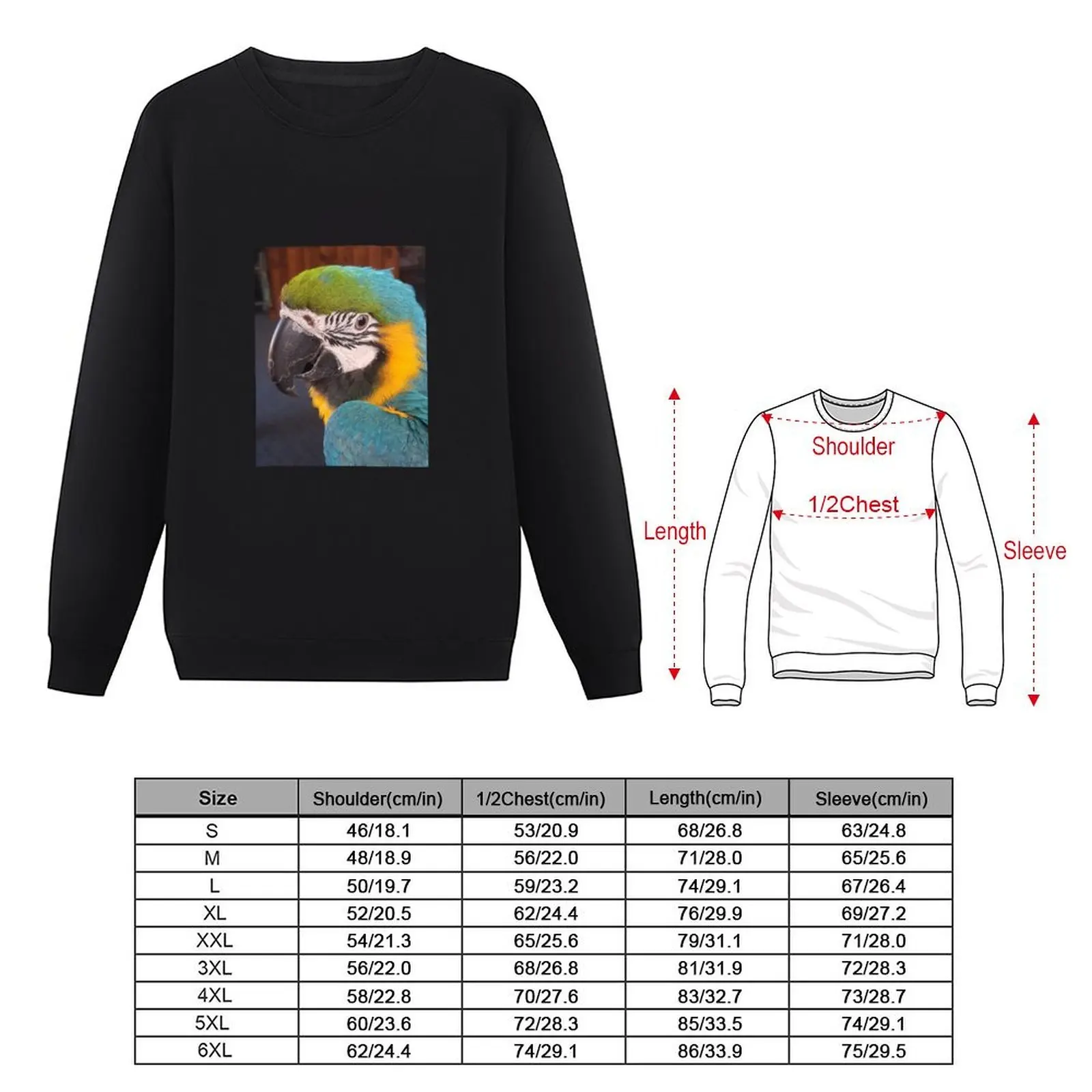Gideon the macaw Pullover ملابس رياضية للرجال ترتدي بلوزات الخريف الرجالية