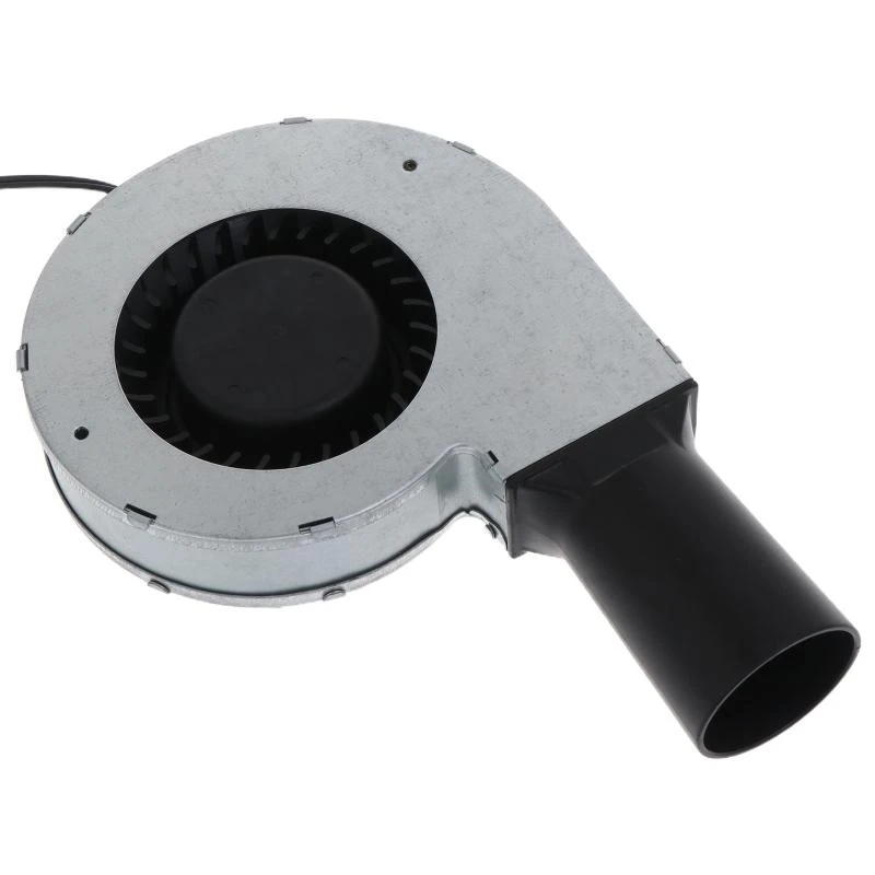 5ASD Electric BBQ Fan Air Blower 5.5x2.1mm Port AC & for DC 12V 2A Camping COO