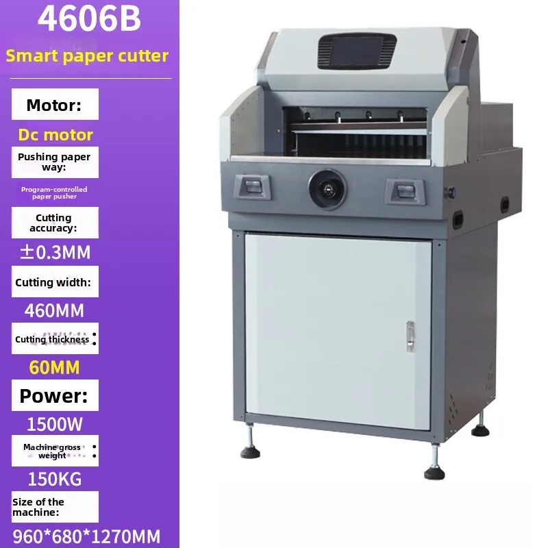 Programmable Electric Fully Automatic Large Trimmer Thick Layer Paper Cutter CNC Small Manual