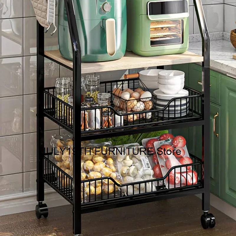 Bakers Trolley Kitchen Islands Shelves Storage Trolley Kitchen Islands Spice Shelf Mueble Cocina Auxiliar Kitchen Equipment