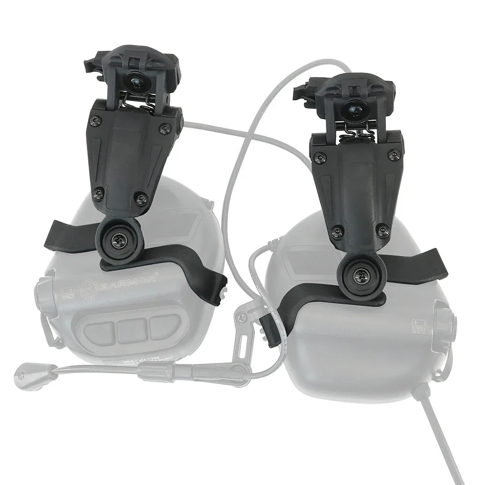 Kit de fixation pour casque tactique M32/M32H, adaptateur de Rails pour casque antibruit électronique