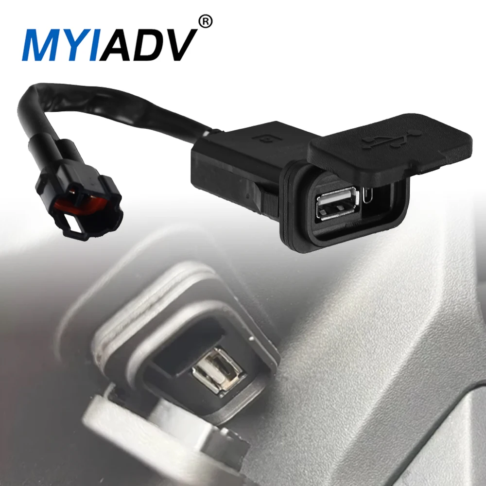 Motorcycle USB Power Transfer Interface Socket Type-C Impulse Converter For CFMOTO 450SR SRS 450SS 500SR 450NK 800NK 250SR 2023