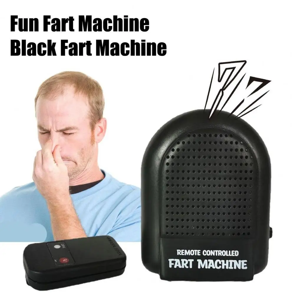 Fart Machine with Remote Control Black Fart Machine Remote Control Fart Machine Portable Prank Toy for Kids Adults for Fun