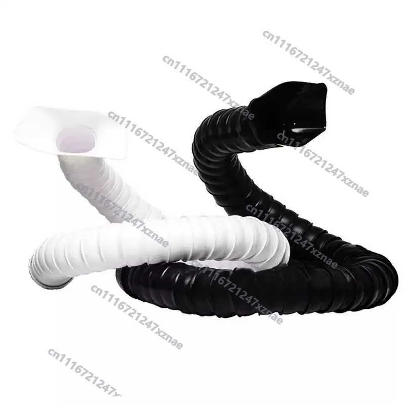 1M Flexible Smoke Exhaust Hose 110mm Positioning Bamboo Tube Suction Arm Industrial Fume Extractor for Welding Laser Lab