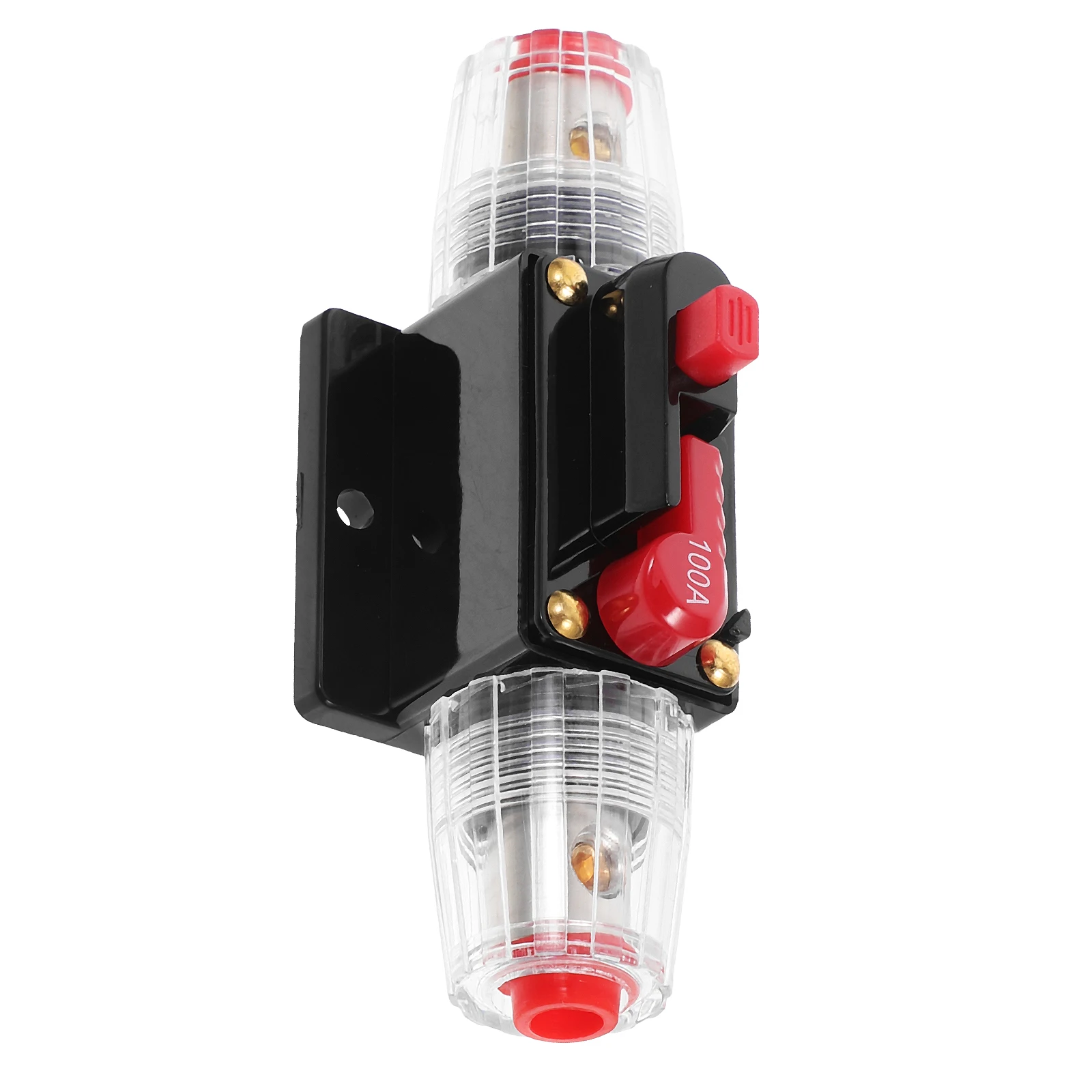 

Automatic Reset Circuit Breaker With Manual Reset Fuse Holder For Automotive Rv Boat Audio Systems
