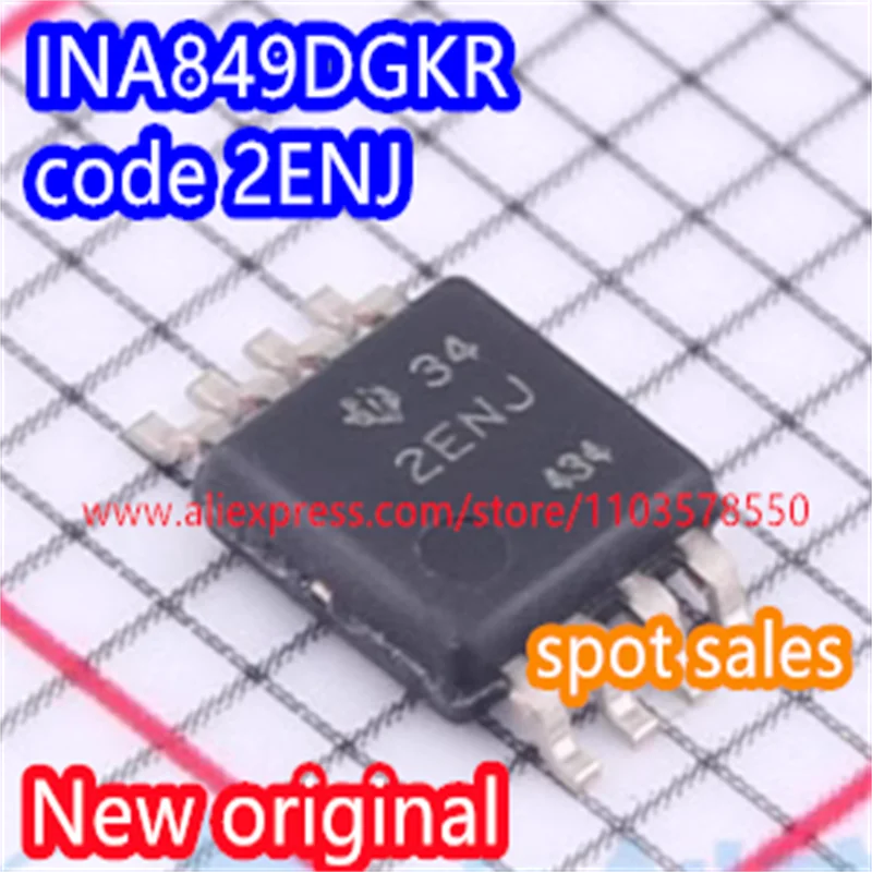 

5PCS New original INA849DGKR code 2ENJ packaged MSOP8 precision instrument amplifier chip INA849