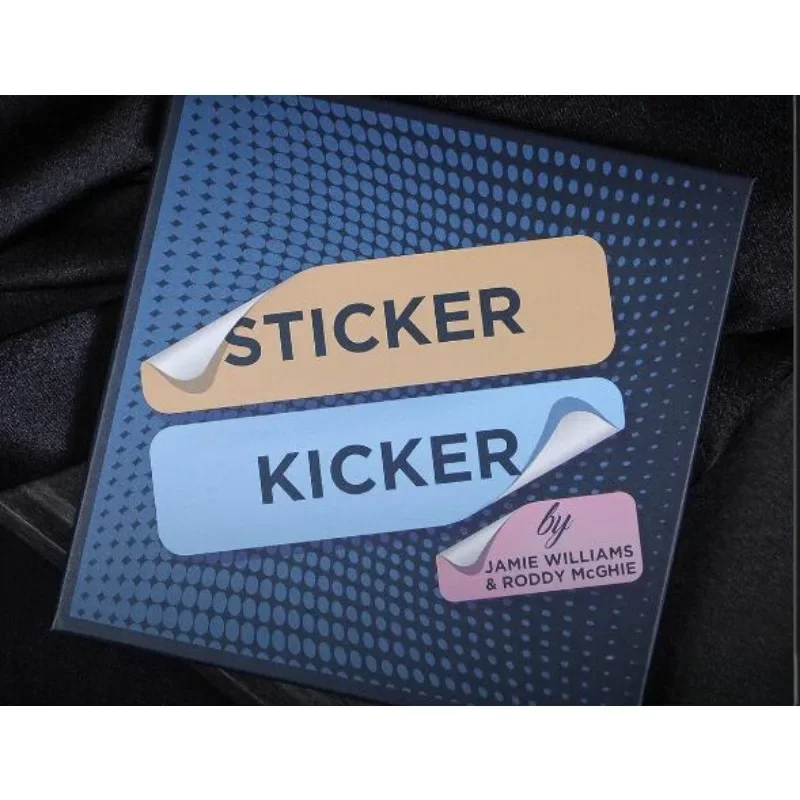 Sticker Kicker by Jaime Williams Card Magic Trick Signed Card Back Changes into Peelable Sticker Impossible Souvenir Magic Prop
