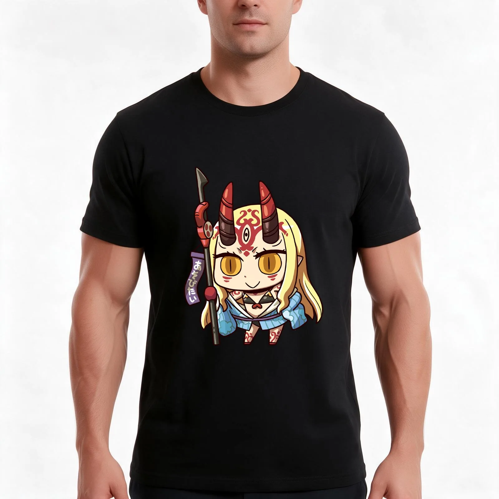 Ibaraki Douji (Lancer) - Summer T-Shirt Summer Casual Cotton Tee Oversized Streetwear Tops Vintage Graphic Print 100% Cotton
