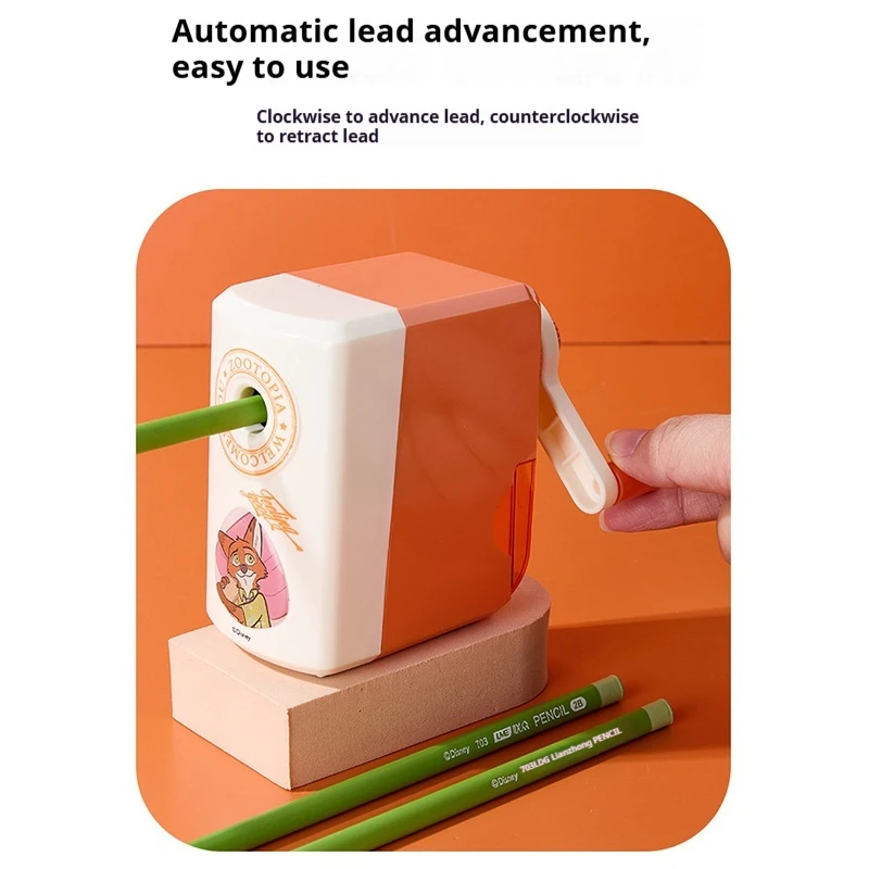 مبراة أقلام ديزني زوتوبيا، مبراة أقلام رصاص نيك وايلد جوديث لافيرن هوبس مكرنك يدويًا، هدية عيد ميلاد/عيد الميلاد.