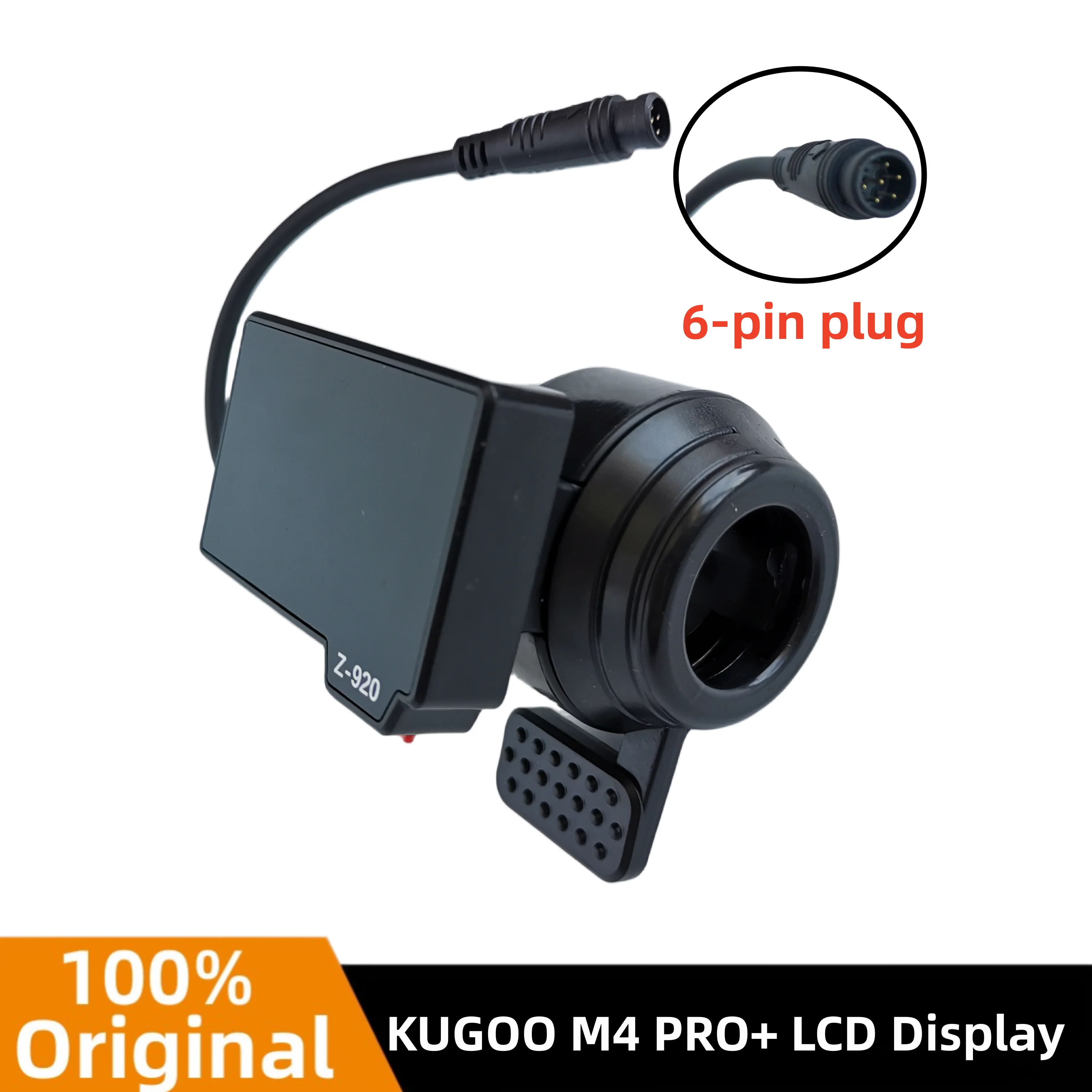 

2022 New KUGOO M4 PRO+ LCD Display Thumb throttle 6 Pin Electric Scooter Instrument Display accelerator Replace Accessories