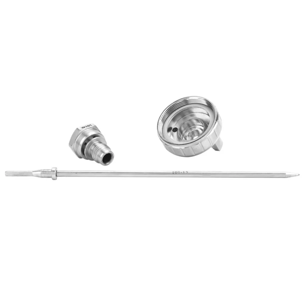3pcs Stainless Steel Spray Gun Nozzle 1.3mm Aircap Aircap Nozzle Needle Tip Needle Tip Nozzle HVLP Paint Sprayer Accessory