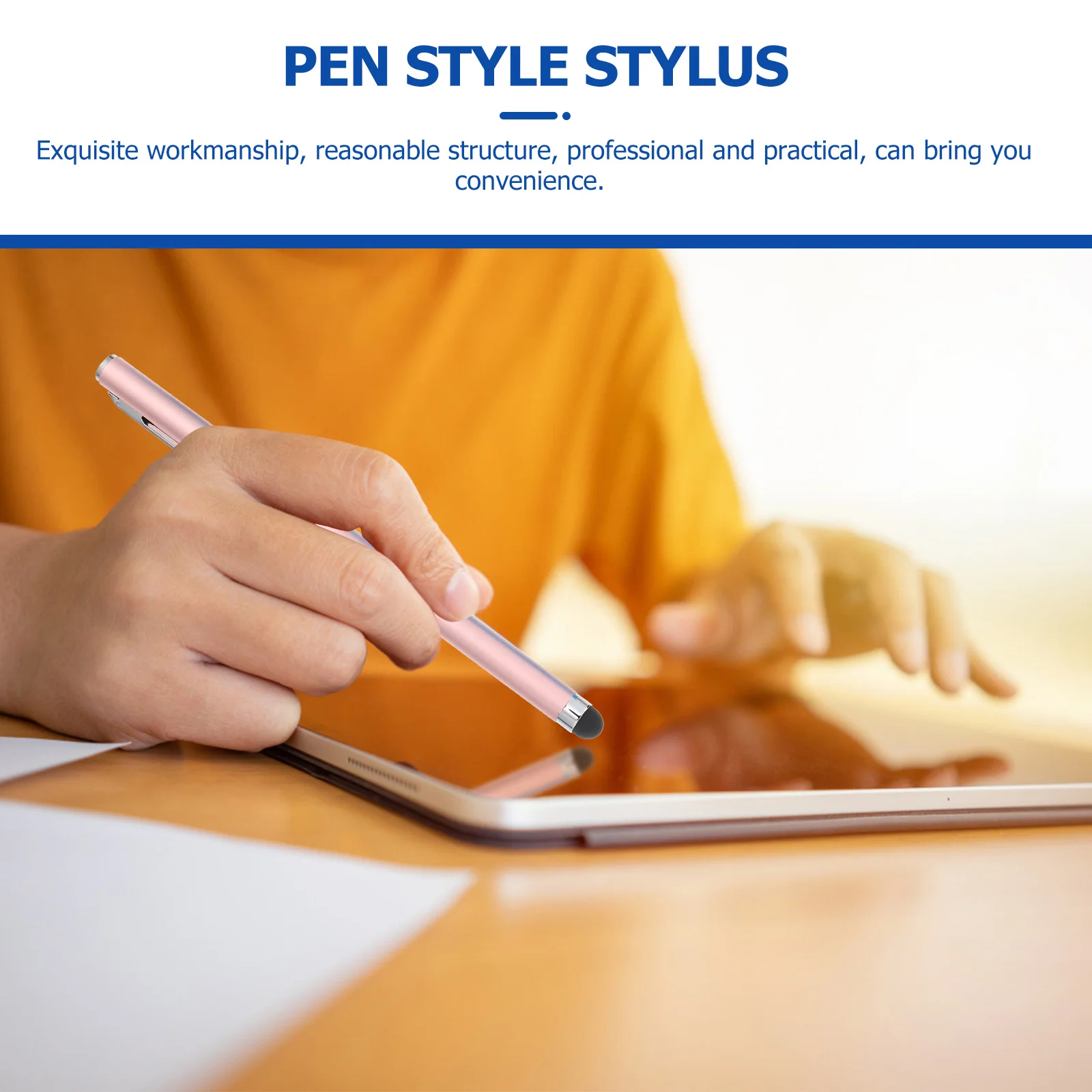 3 Buah Pena Layar Stylus untuk Ponsel Tablet Stylus Kapasitif Universal Alat Gambar Tulis Profesional Ujung Serat Mikro