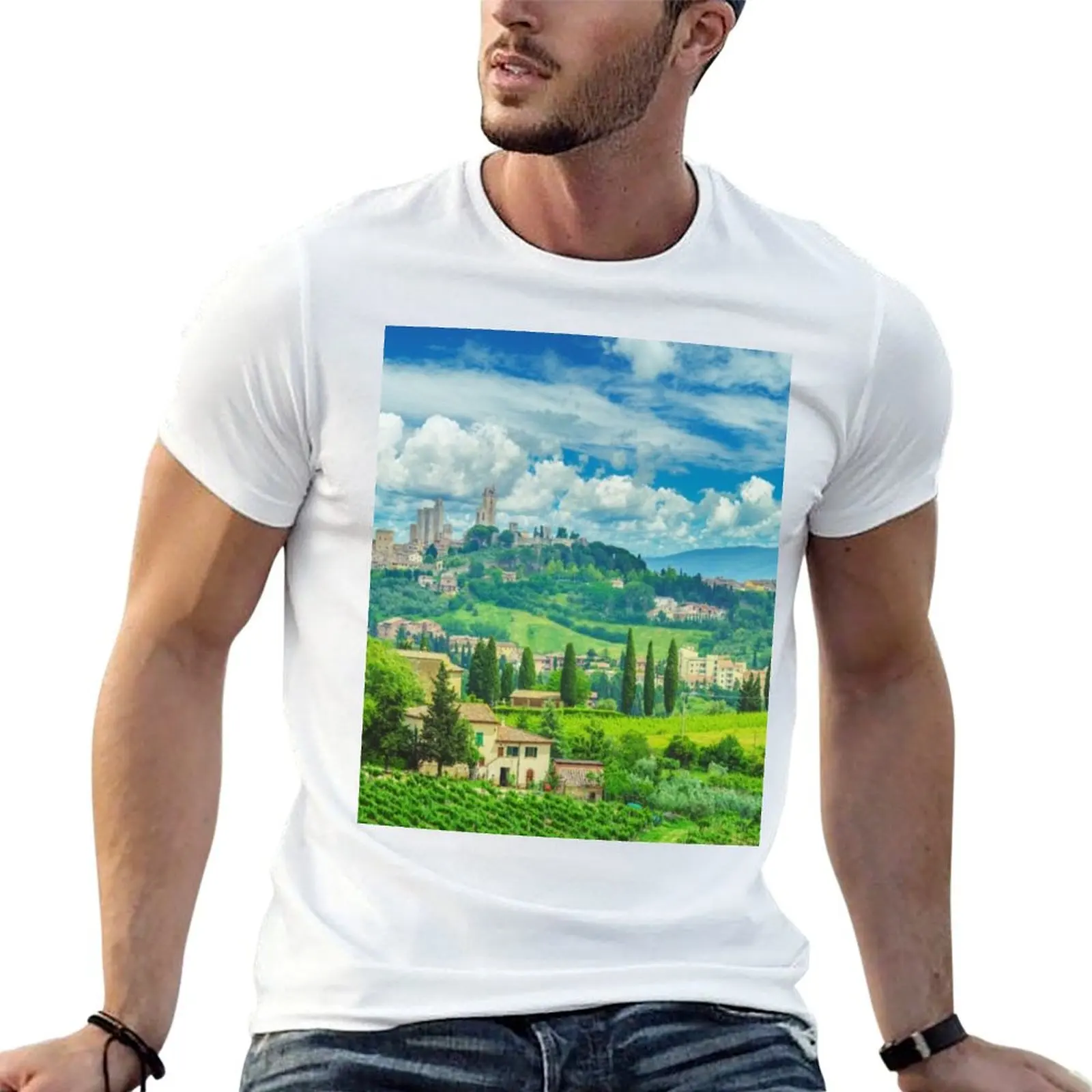 

San Gimignano - Tuscany T-Shirt funny t shirts dark humor man graphic t shirt T-Shirt