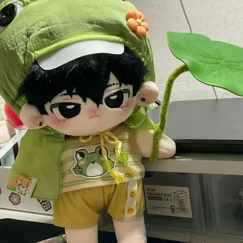 [In Stock]20cm Crow No Attribute Cotton Doll Handsome Naked Baby Boy Doll Toys Stuffed Animals Doll Plush Gift Give Friends