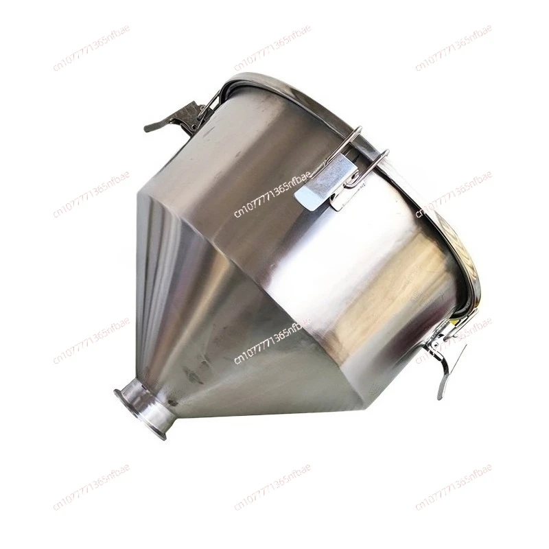 Sanitary Food-Grade 316/304 Stainless Steel Kitchen Funnel Sealing Cover – Large-Diameter Hopper for Conical Filling Machines