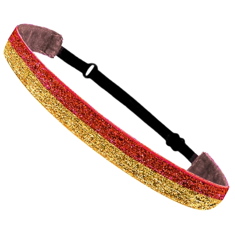 Elastic Stretch Fashion Headband Sports-Headbands Glitter Headbands