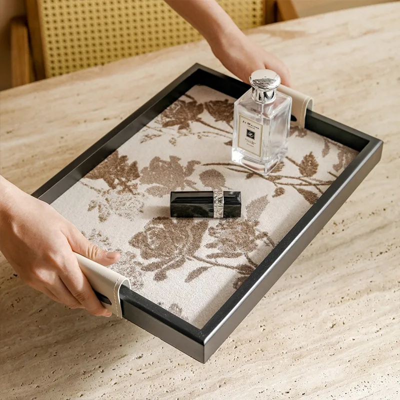 Medieval aromatherapy storage tray props ornament, light luxury entrance key sundries storage tray