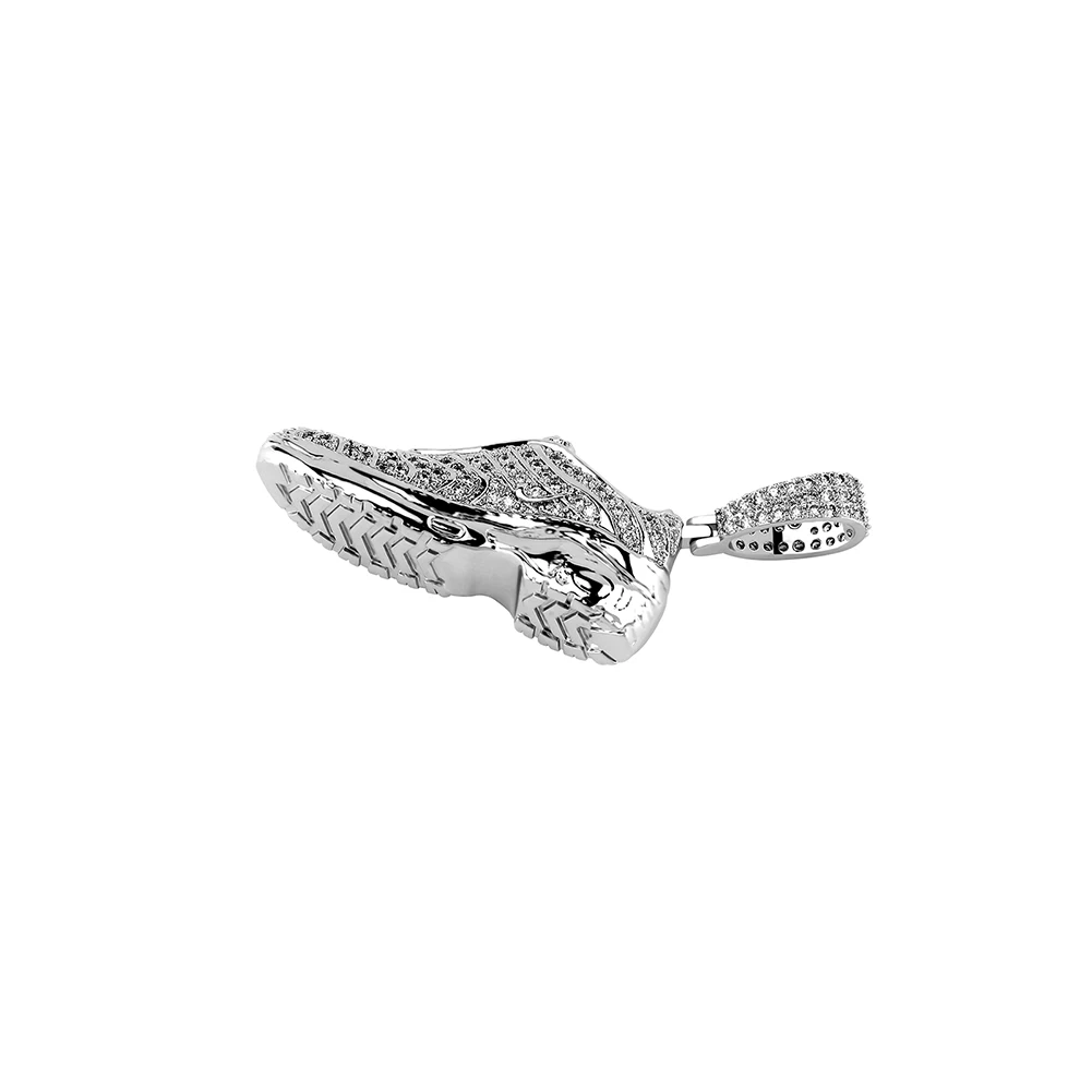 TOPGRILLZ Neue Schuh Modell Anhänger Hip Hop Männer Frauen Anhänger Funkelnden Eis Kristall Zirkon Halskette Mode Charme – Detail 12