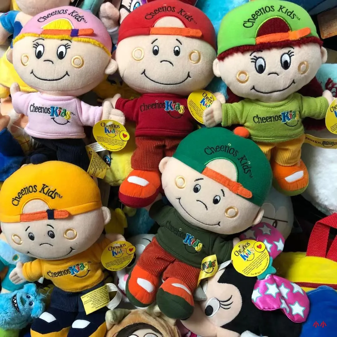 Muñeco de Peluche Vintage Cheerios Kids Doll Oats Circle Boy 2002, Lindo Muñeco Coleccionable, Relleno de Algodón PP Suave, Universal para Todas las Edades y Géneros