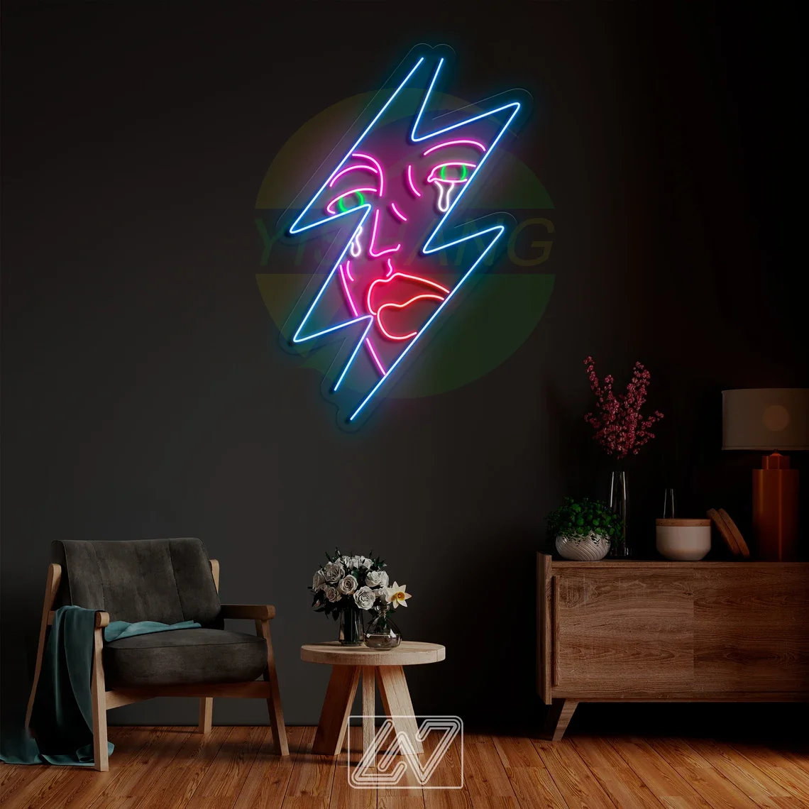 Sexy Neon Lights Anime Characters Room Logo LED Neon Lights Logo Room Decoration Customized Neon Lights Anime Neon Lights