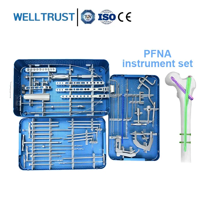 

Orthopedic Surgical Instrument PFNA Femoral Interlocking Intramedullary Nails System Surgery Expert Femoral Nail Instrument Set