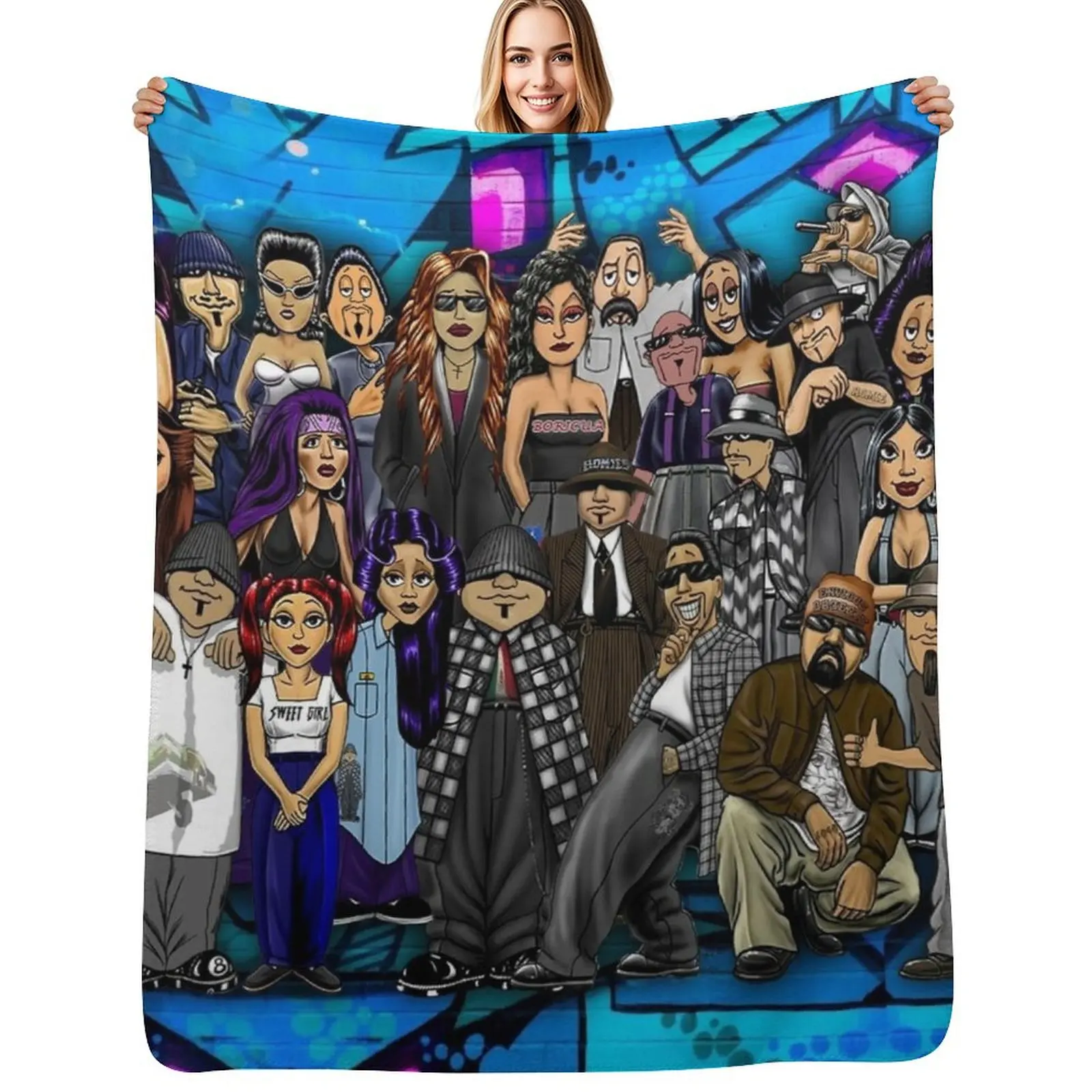 

Lil Homies Posters Throw Blanket Soft Plush Blanket as Housewarming Gift