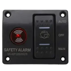 Bilge Pump Control Switch Marine Panel Switch Automatic Pump Control Waterproof Switch Water Level Yacht RV Accessories