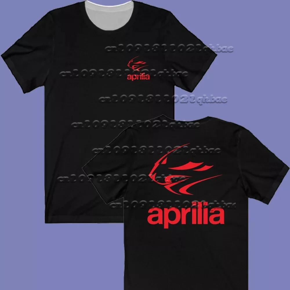 

Summer Men's Classic Aprilia Casual Sports Top Breathable Quick Drying Street Motorcycle Loose Sports Cycling Round Neck T-Shirt