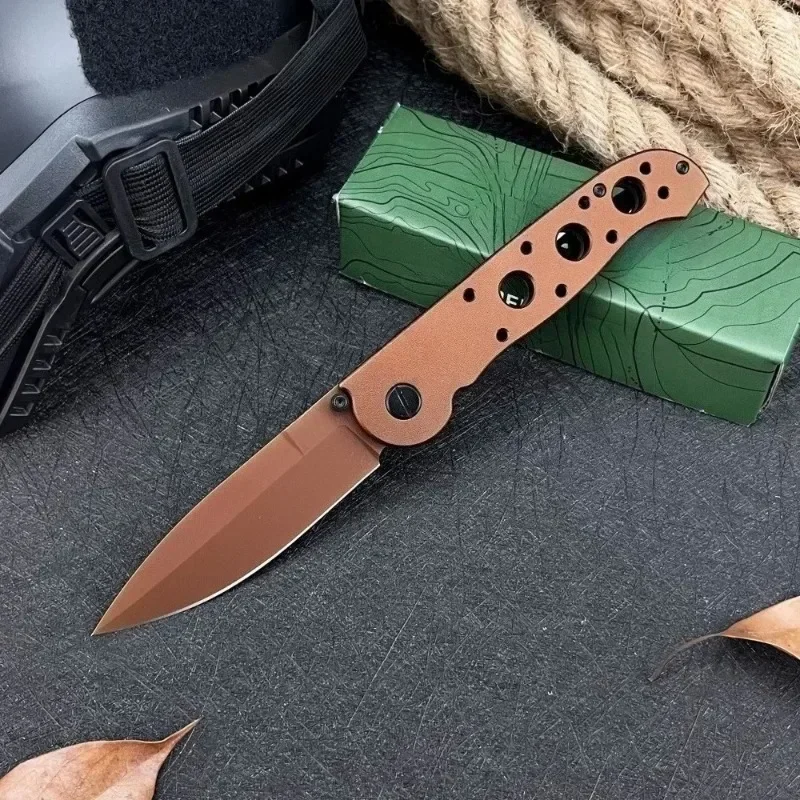 

Новый карманный нож CR M16 cr5390 Складной лезвие D2 Ручка из нейлонового волокна Selbstverteidigung Survival тактический нож edc multitool нож