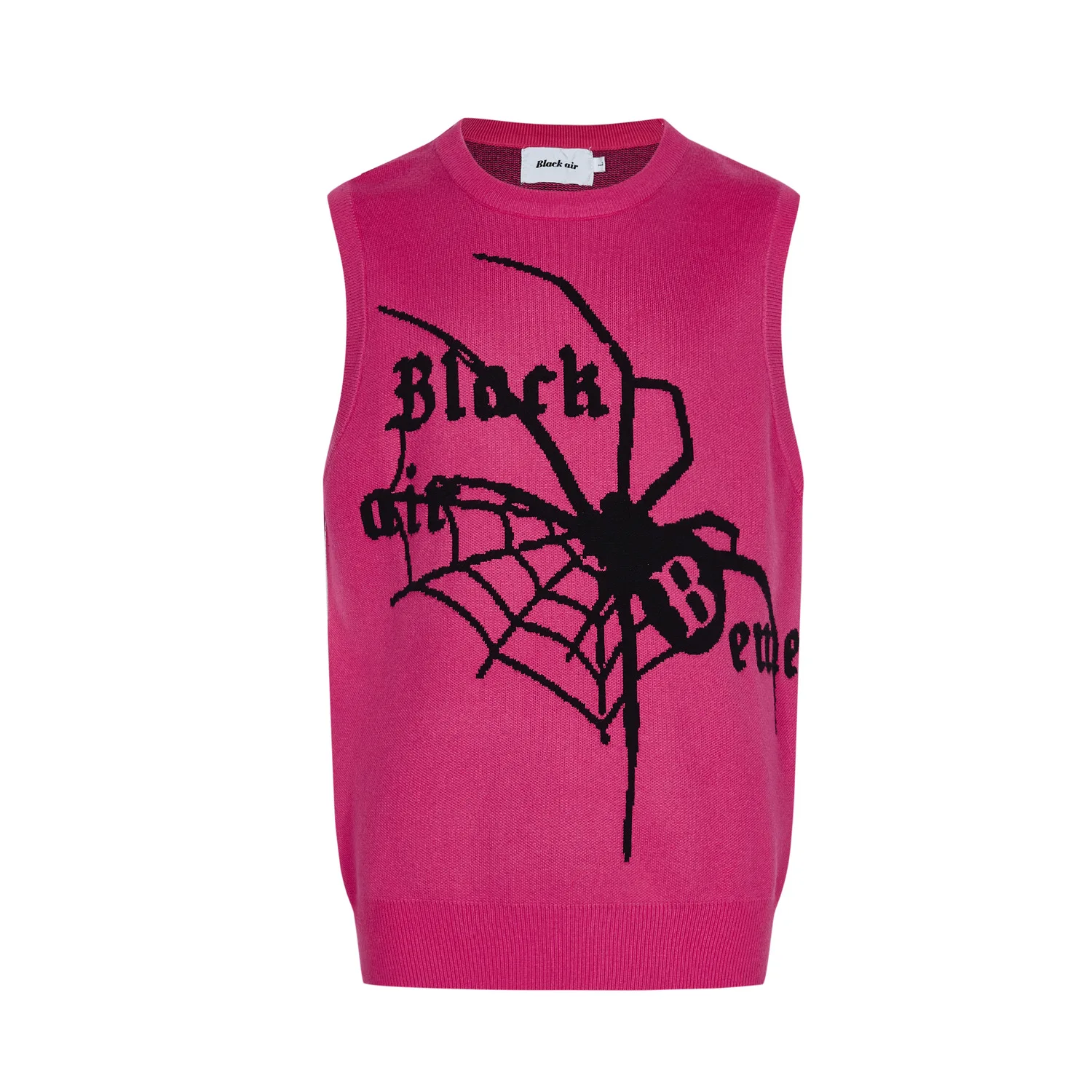 BLACK AIR Spider Jacquard Sweater Vest