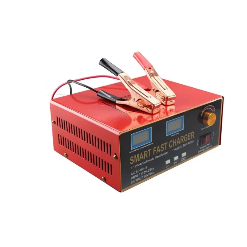 New! 25A Smart Automatic 12V/24V Car Storage Battery Charger LCD 5-stage Pulse Repair for Acid Battery 36-400AH